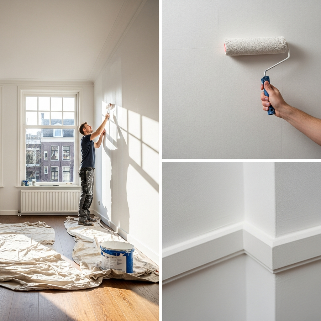 Professional painting work, Amsterdam