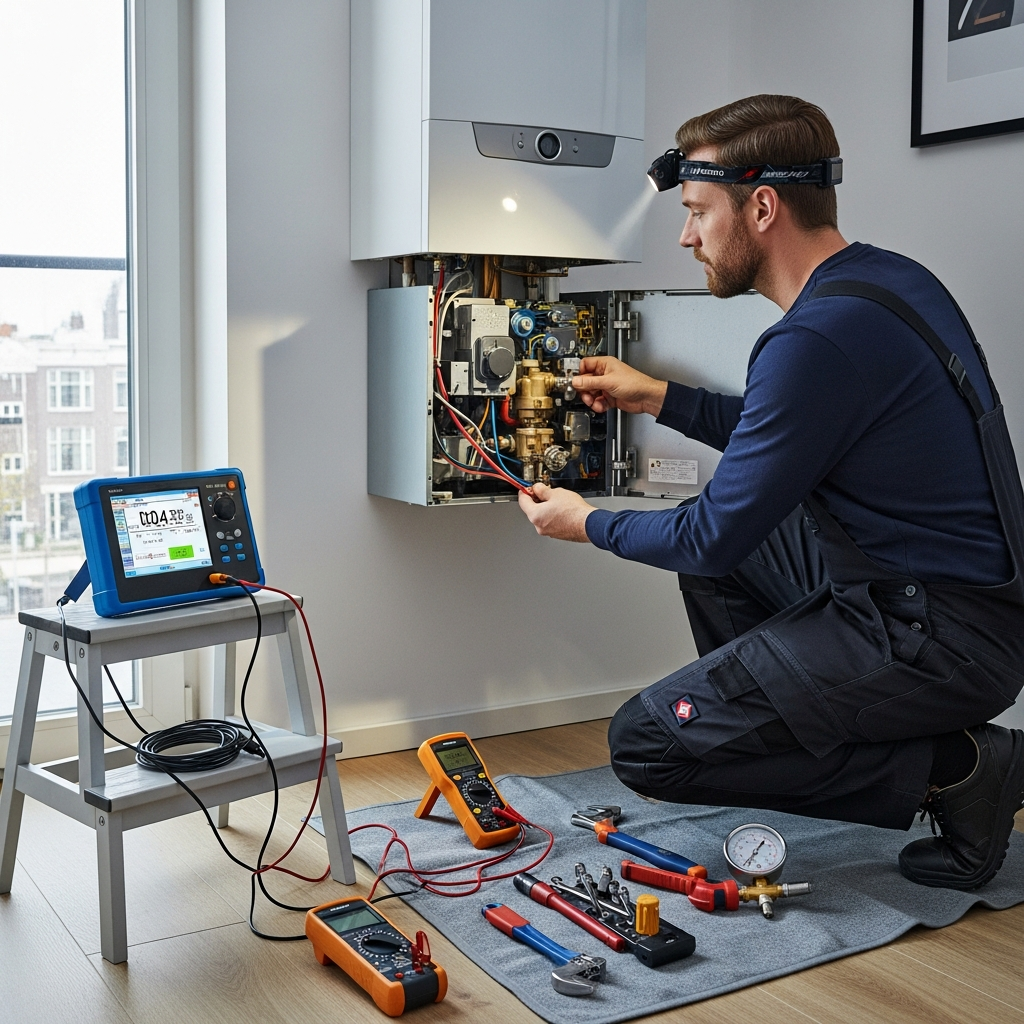Boiler repair, Amsterdam