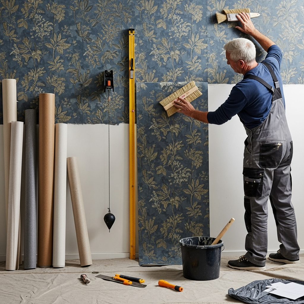 Wallpaper installation, Amsterdam