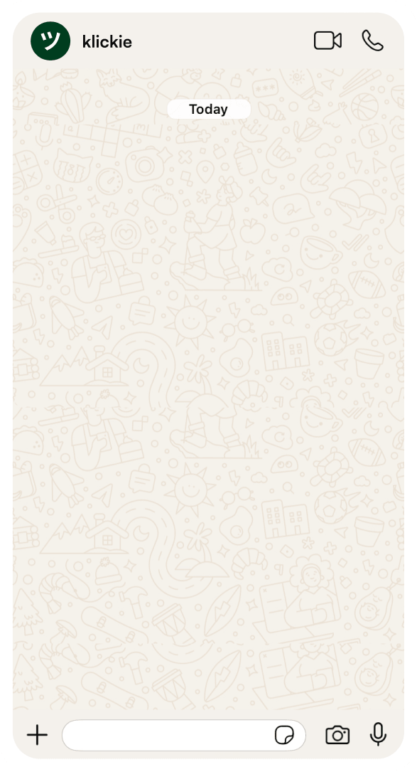 WhatsApp conversation