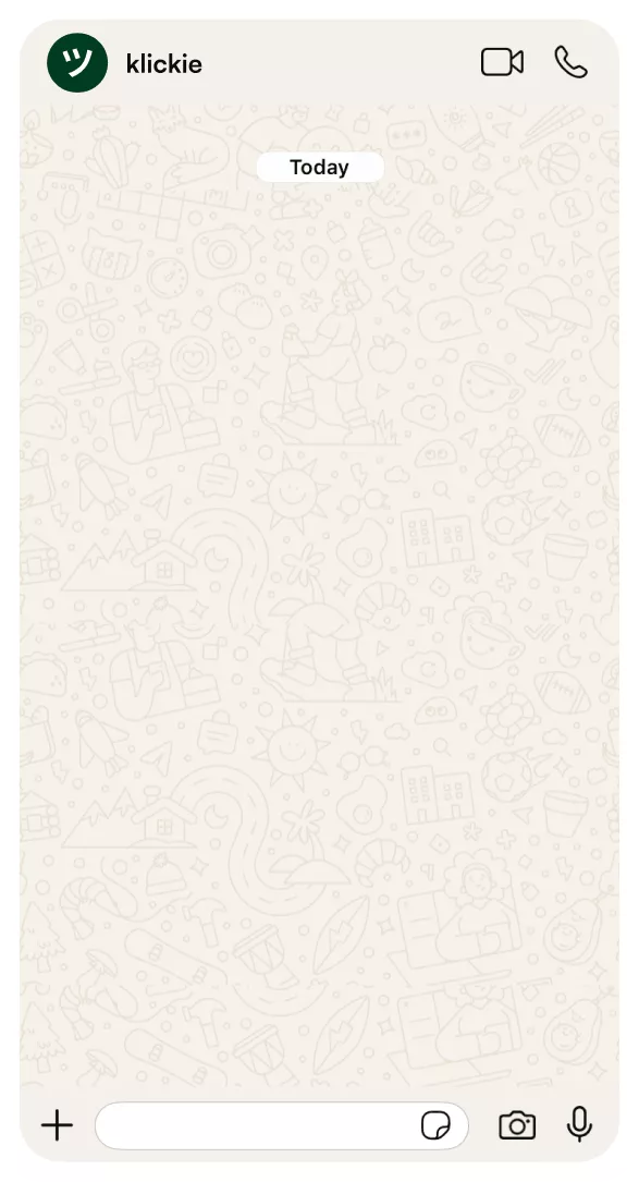 WhatsApp conversation