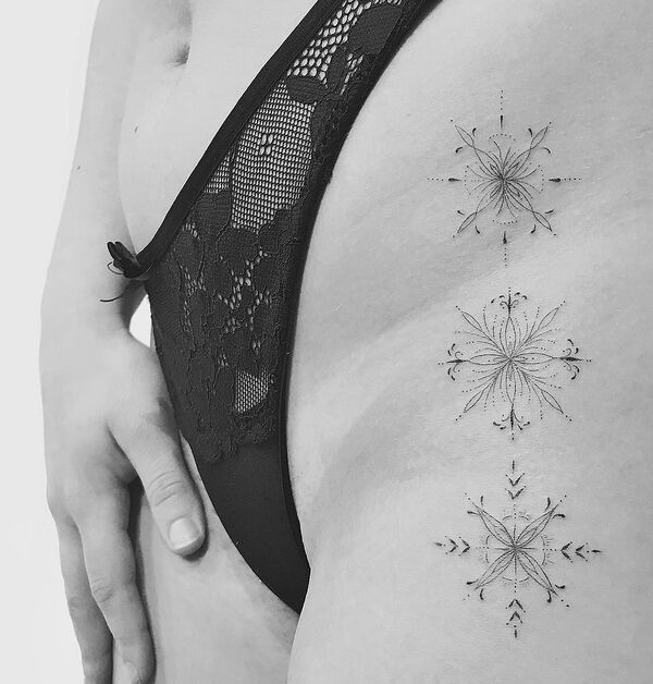 Fine line tattoo, Amsterdam