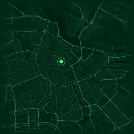 Street map of Amsterdam