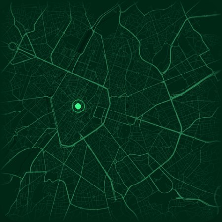 Street map of Brussels