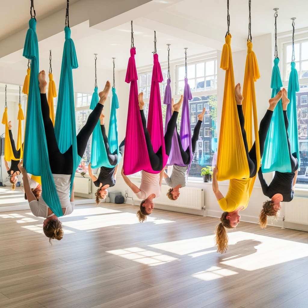 Aerial yoga, Amsterdam